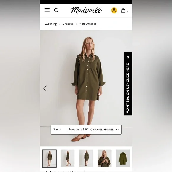 knee length dresses for ladies Madewell women's Daphne striped linen dress in mauve XS – Makenna's Threads main image 1